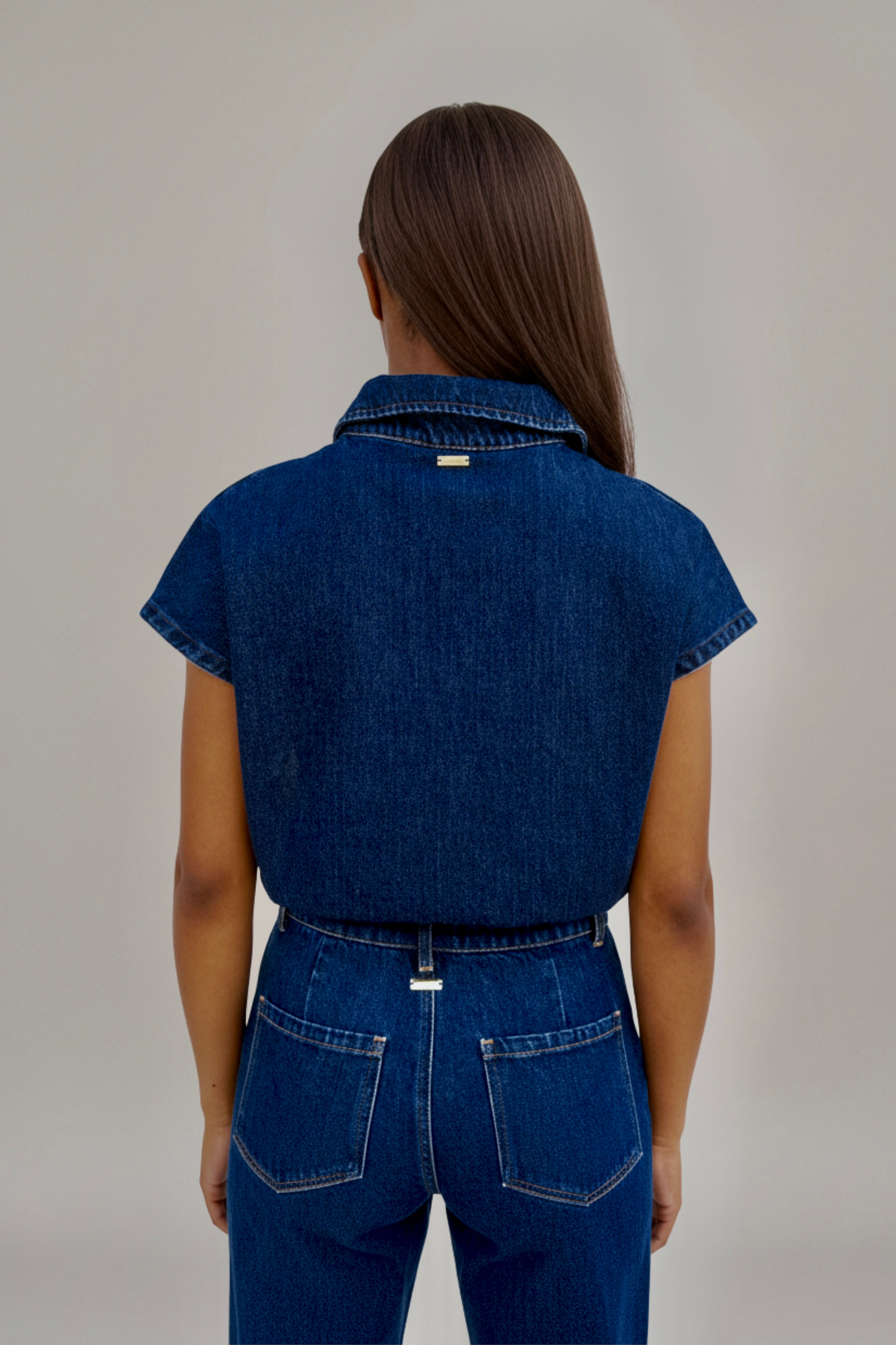 Embroy Denim Top - ARRIVING SOON